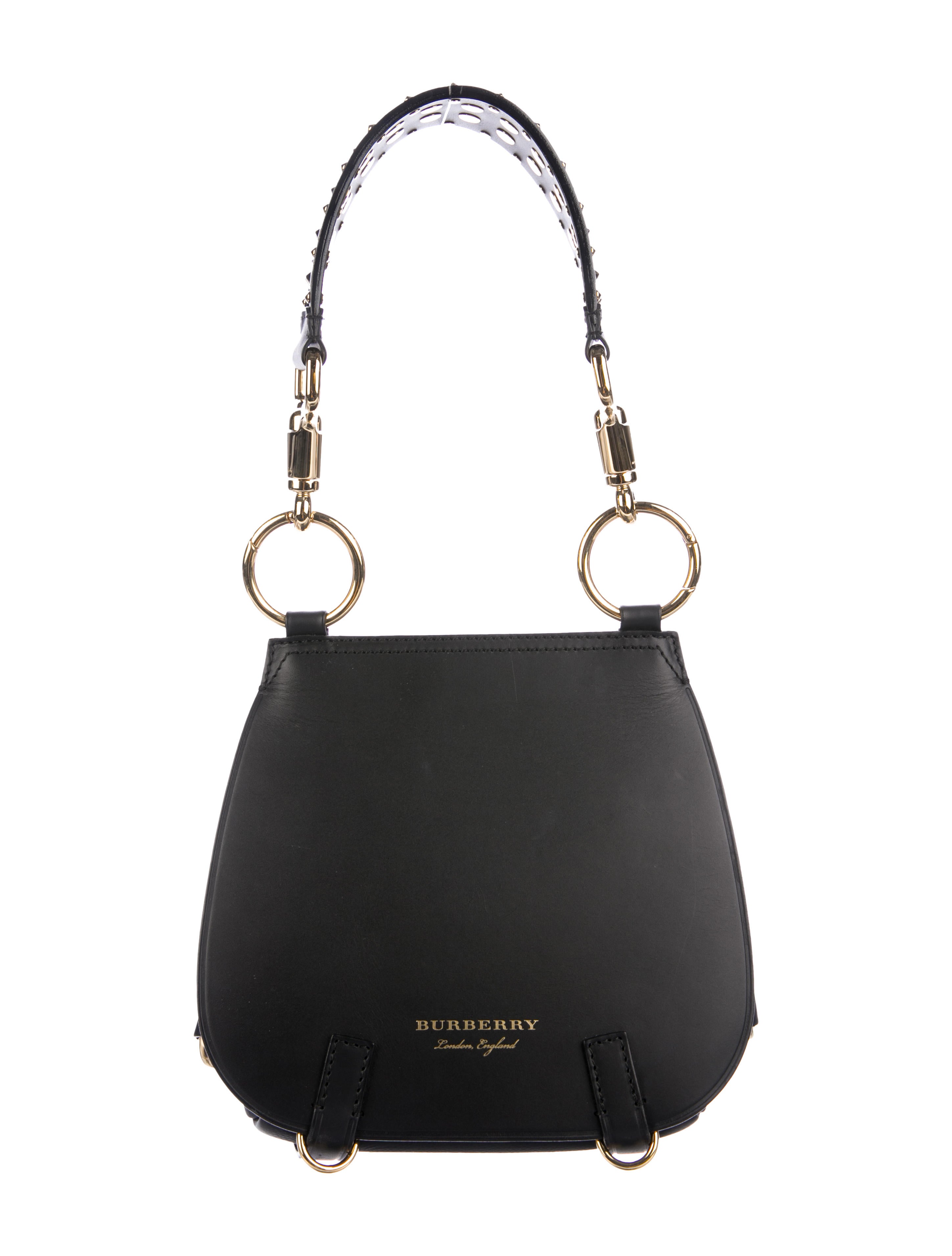 Burberry London Double Flap Saddle Bag Handbags Wburl34214 The Consign