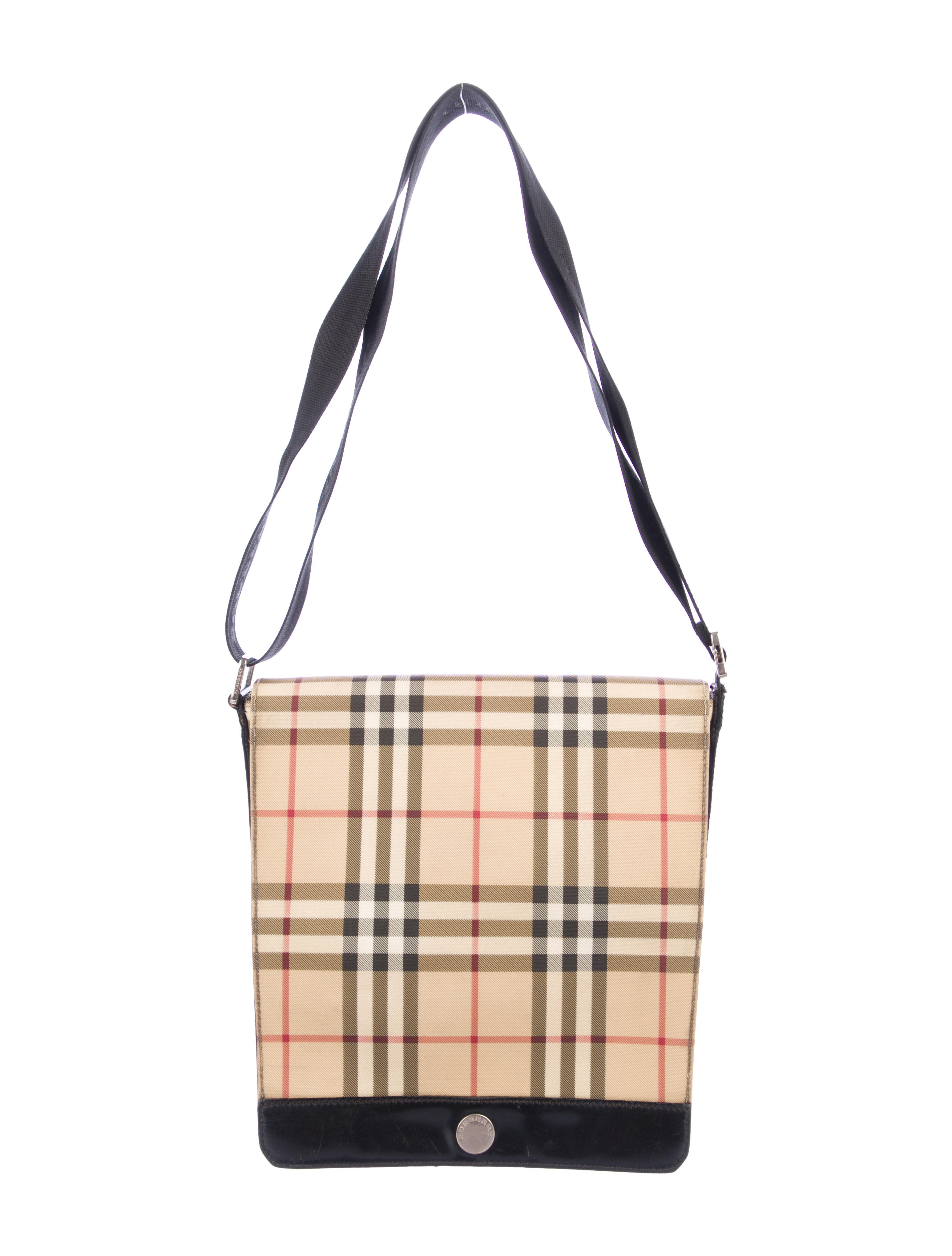 Burberry London Nova Check Messenger Bag Handbags WBURL34789 The