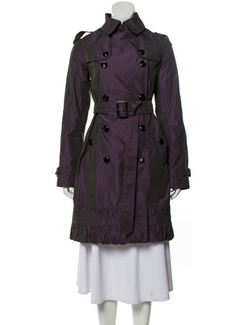 Burberry London Trench Coat Purple