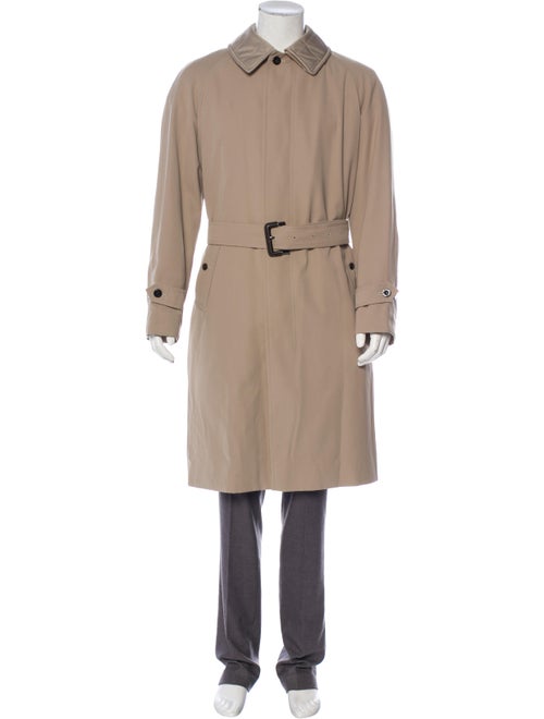 Burberry London Woven Trench Coat beige