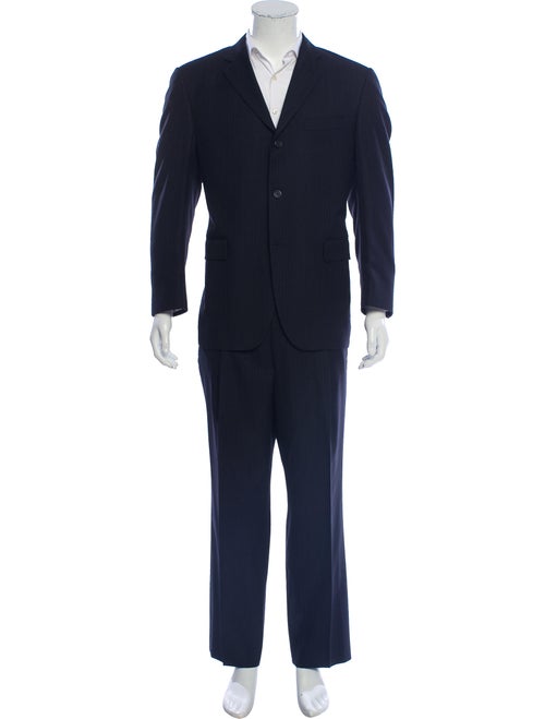 Burberry London Wool Two-Piece Suit navy