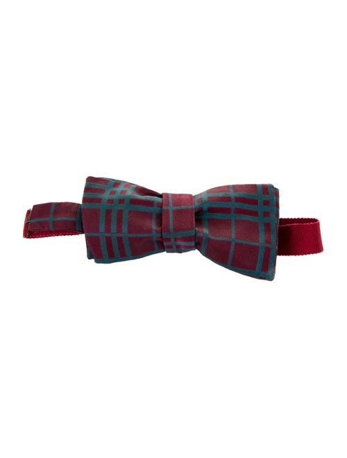 Burberry London Patterned Bow Tie navy