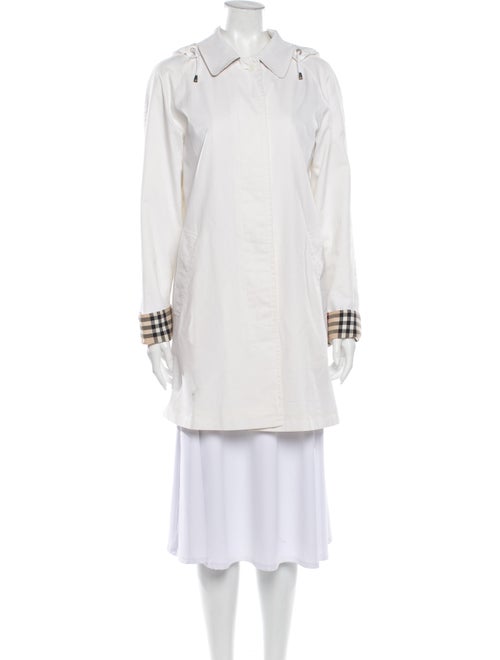 Burberry London Trench Coat White