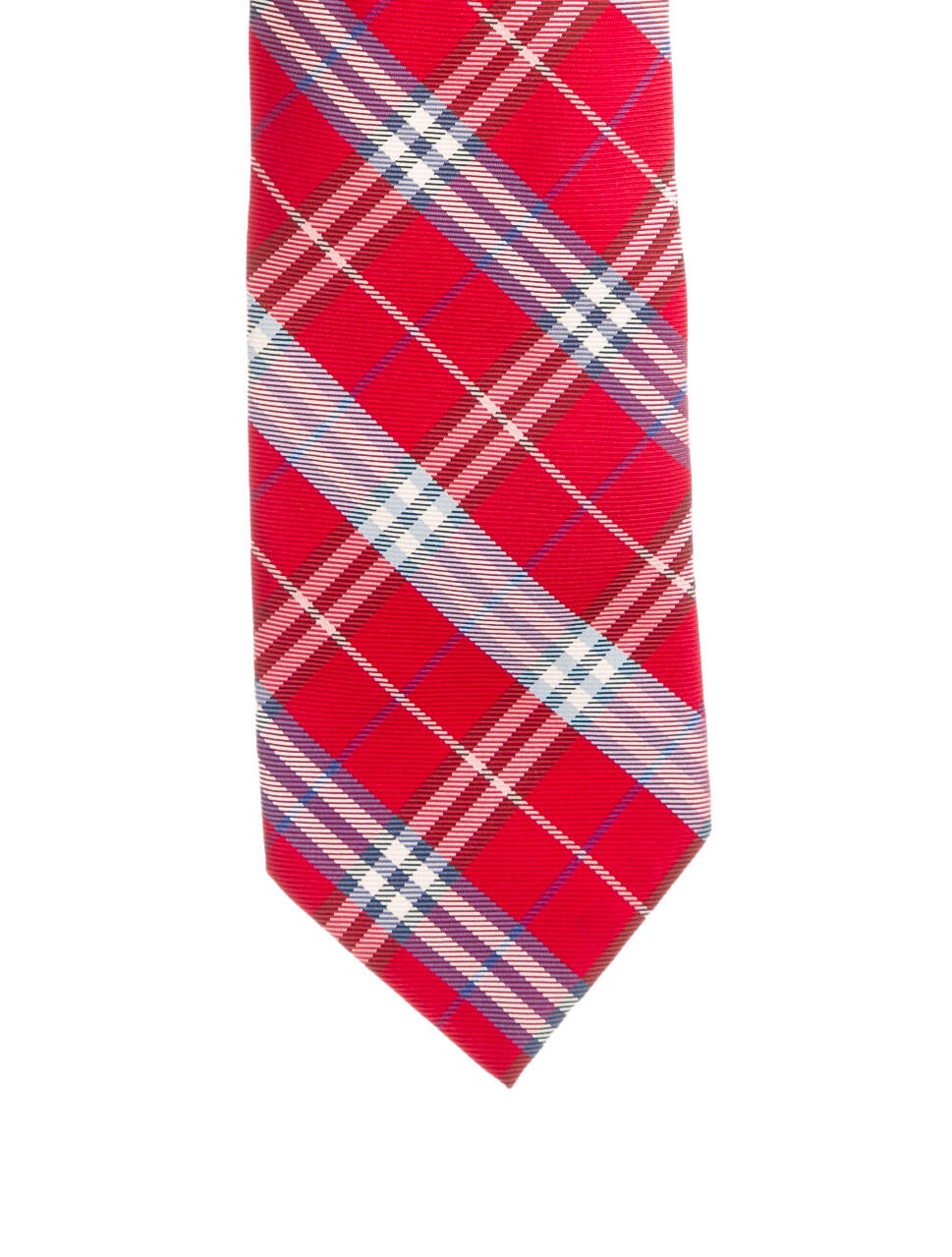 burberry london check silk tie