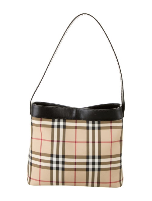 Burberry London Nova Check Shoulder Bag Tan