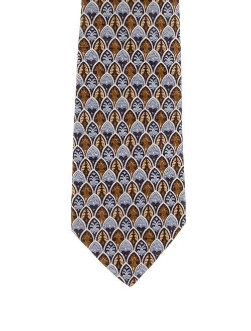 Burberry London Silk Abstract Tie blue