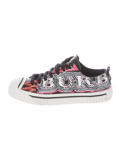 Burberry London Printed Sneakers Black