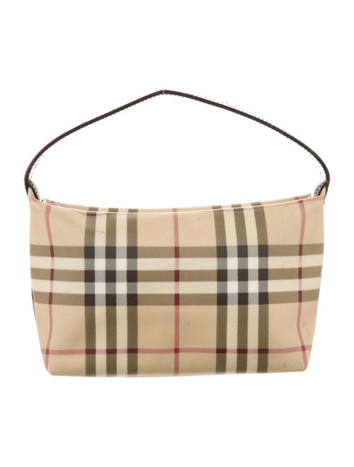 Burberry London Nova Check Mini Bag Silver