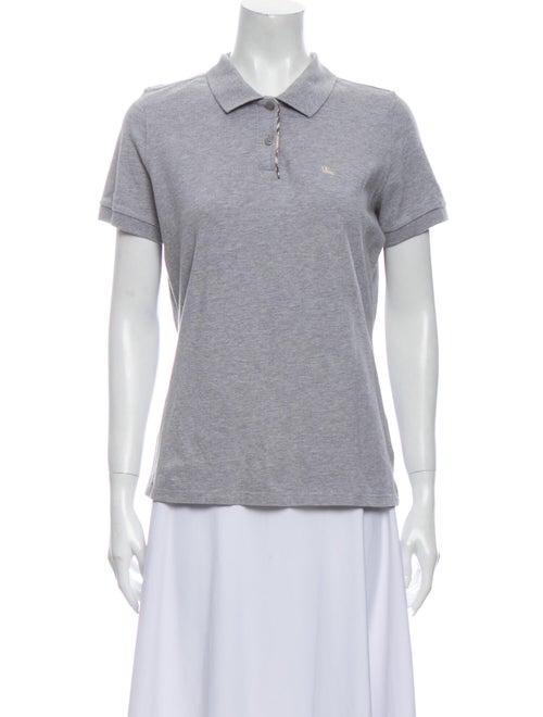 Burberry London Short Sleeve Polo Grey
