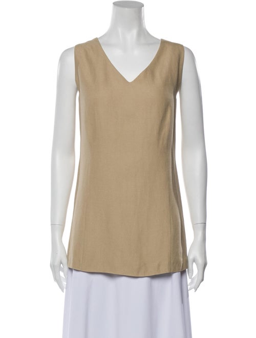 Burberry London V-Neck Sleeveless Top