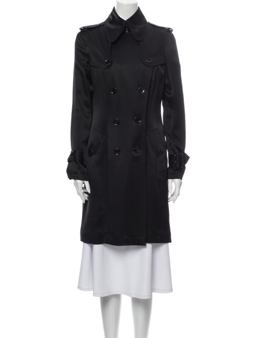 Burberry London Silk Coat Black