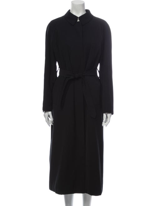 Burberry London Wool Trench Coat Wool