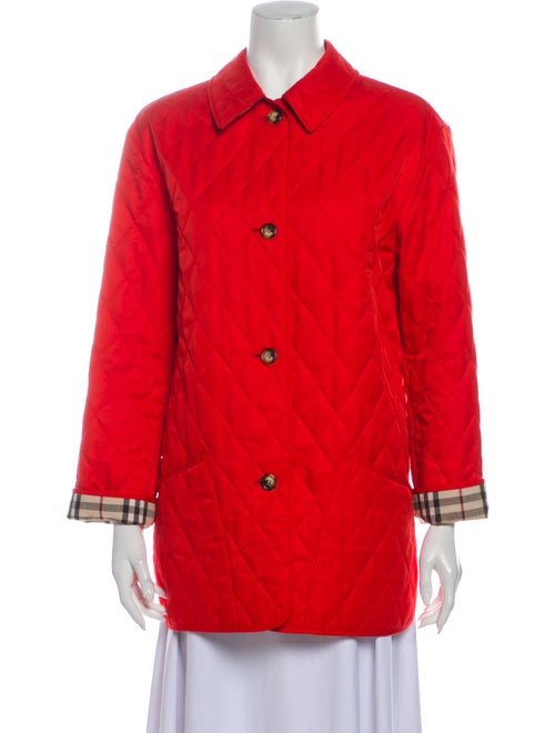 Burberry London Coat Red