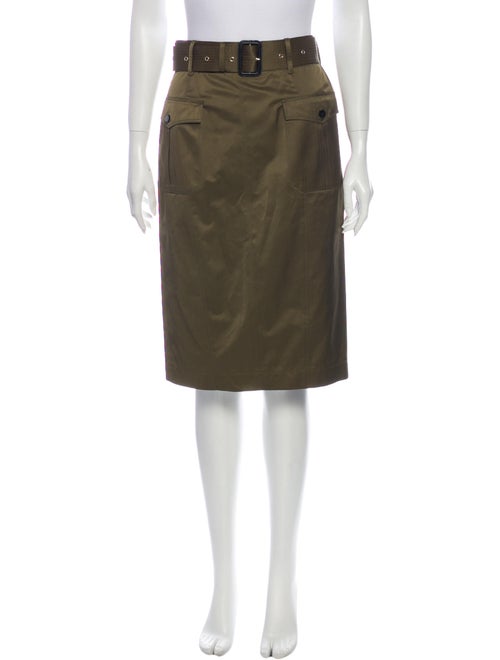 Burberry London Knee-Length Skirt Green