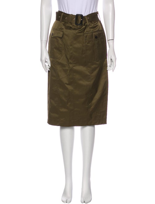 Burberry London Knee-Length Skirt Green