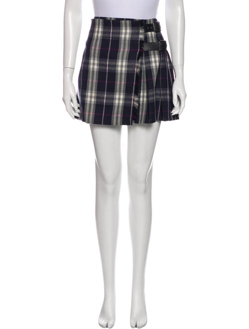 Burberry London Wool Mini Skirt Mini Skirt Wool