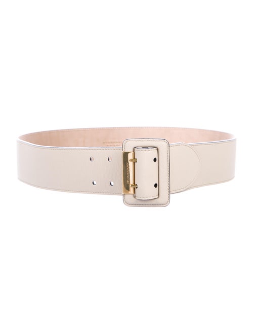 Burberry London Leather Belt Leather Belt Gold