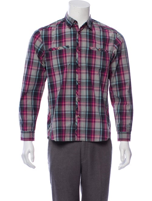 Burton Madras Plaid Button-Up Shirt violet