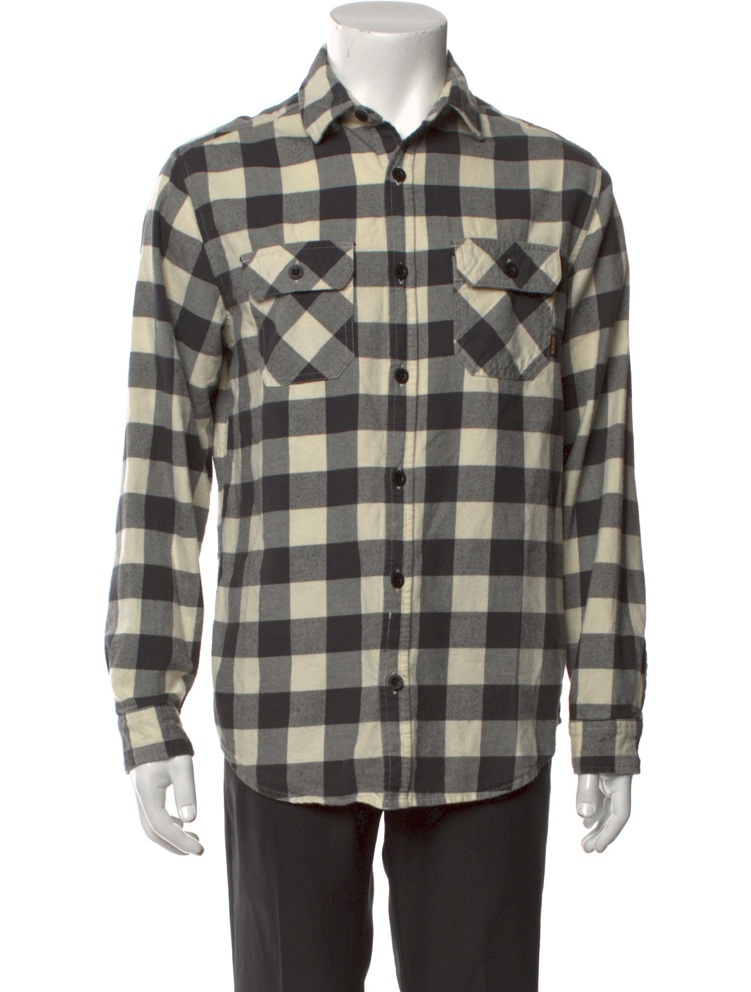 Burton Plaid Print Long Sleeve Shirt