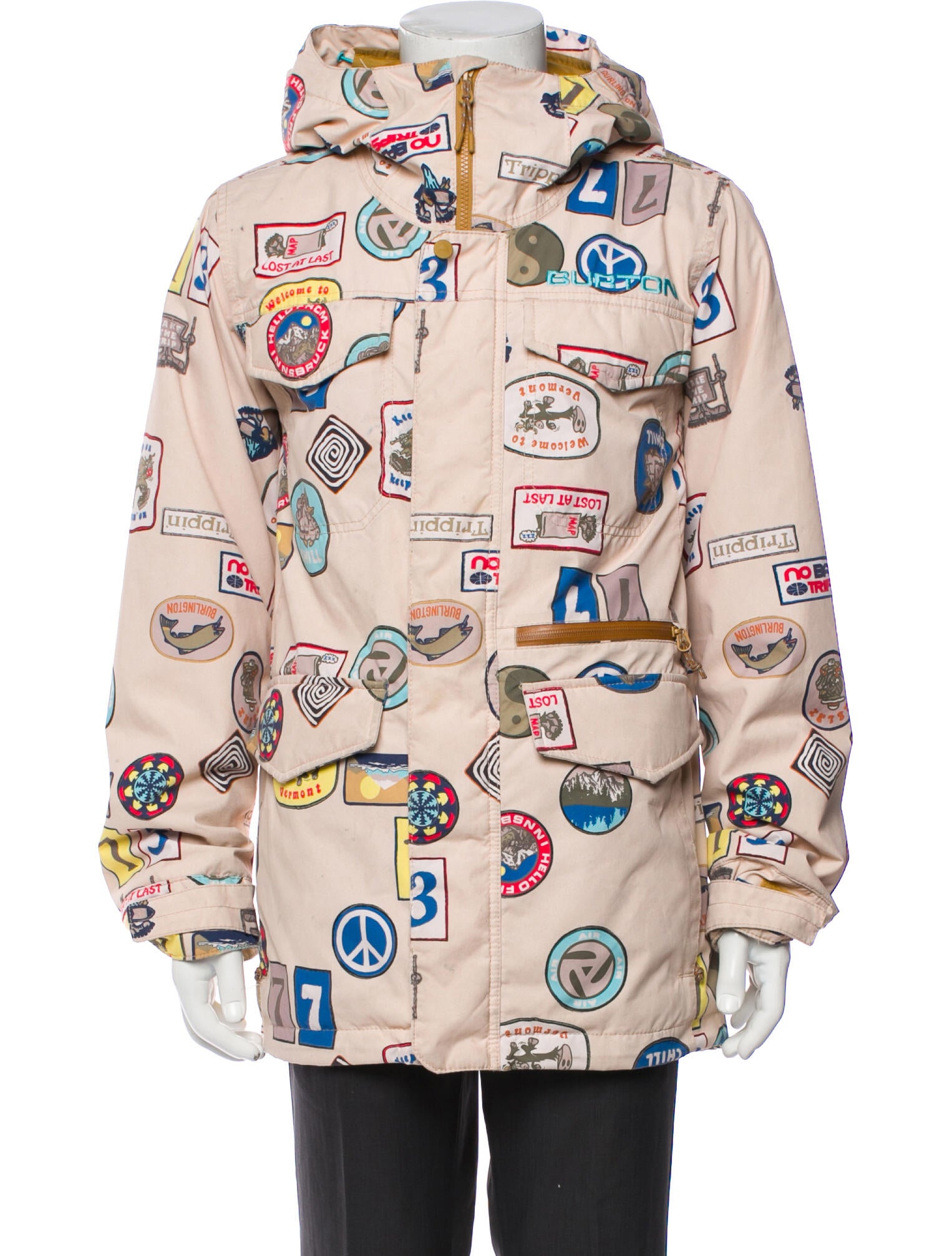 Burton Graphic Print Parka