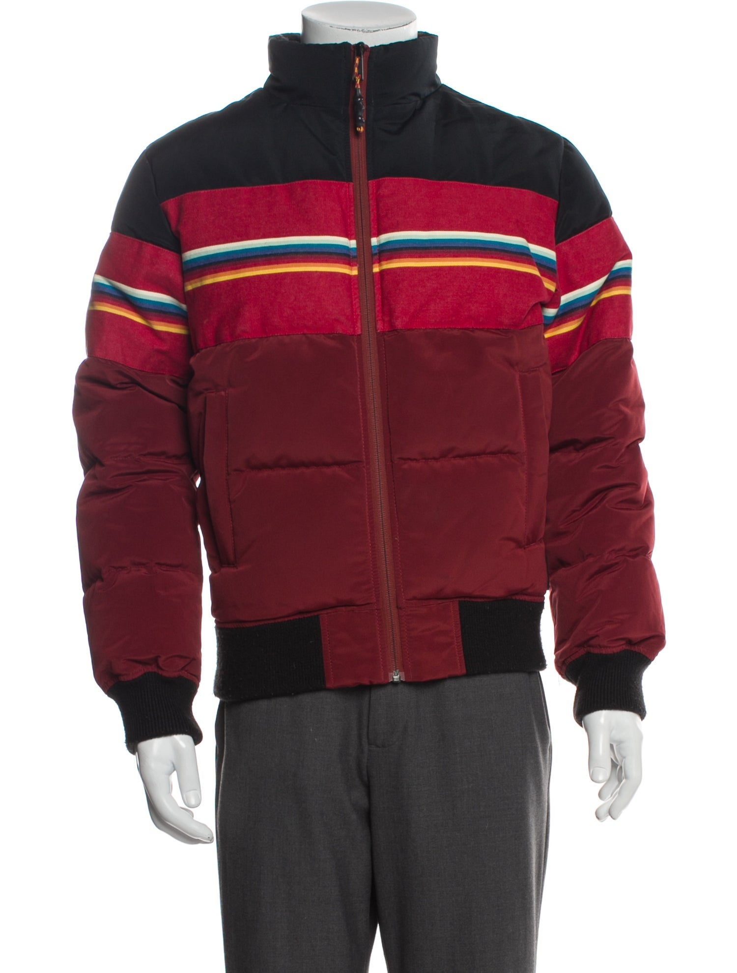 Burton Striped Puffer Coat