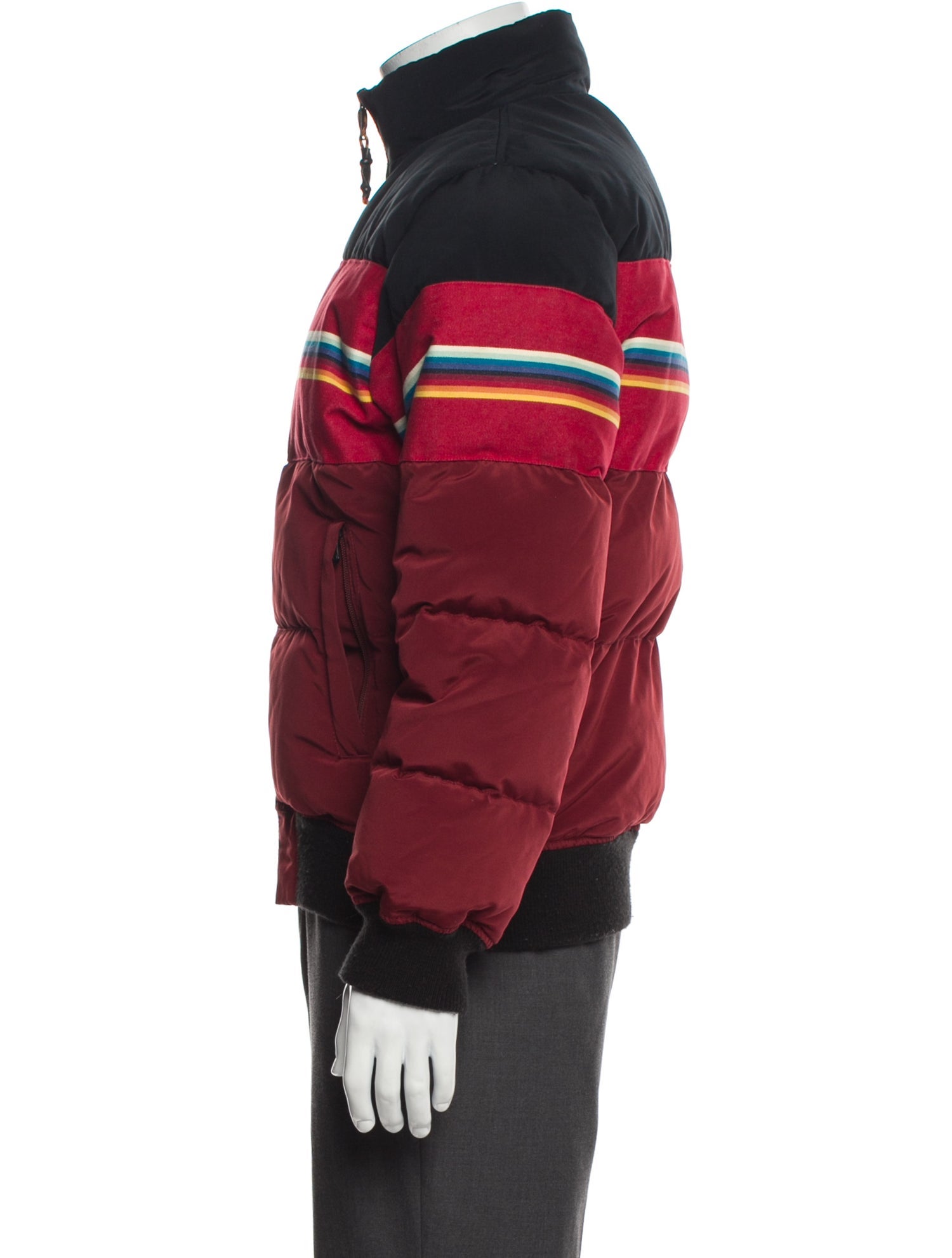 Burton Striped Puffer Coat