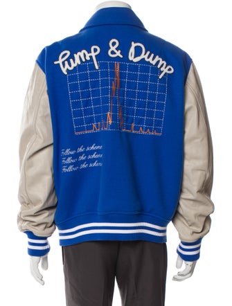 B-Used Striped Varsity Jacket