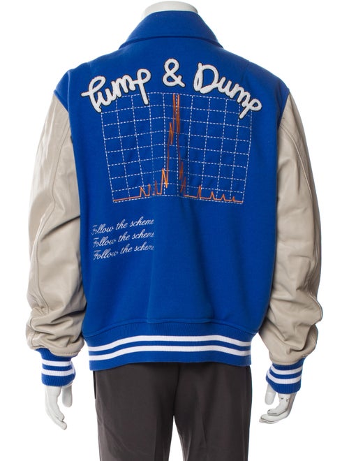 B-Used Striped Varsity Jacket