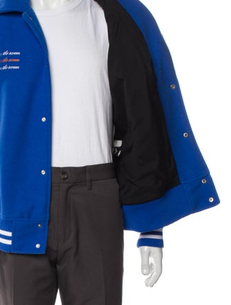 B-Used Striped Varsity Jacket