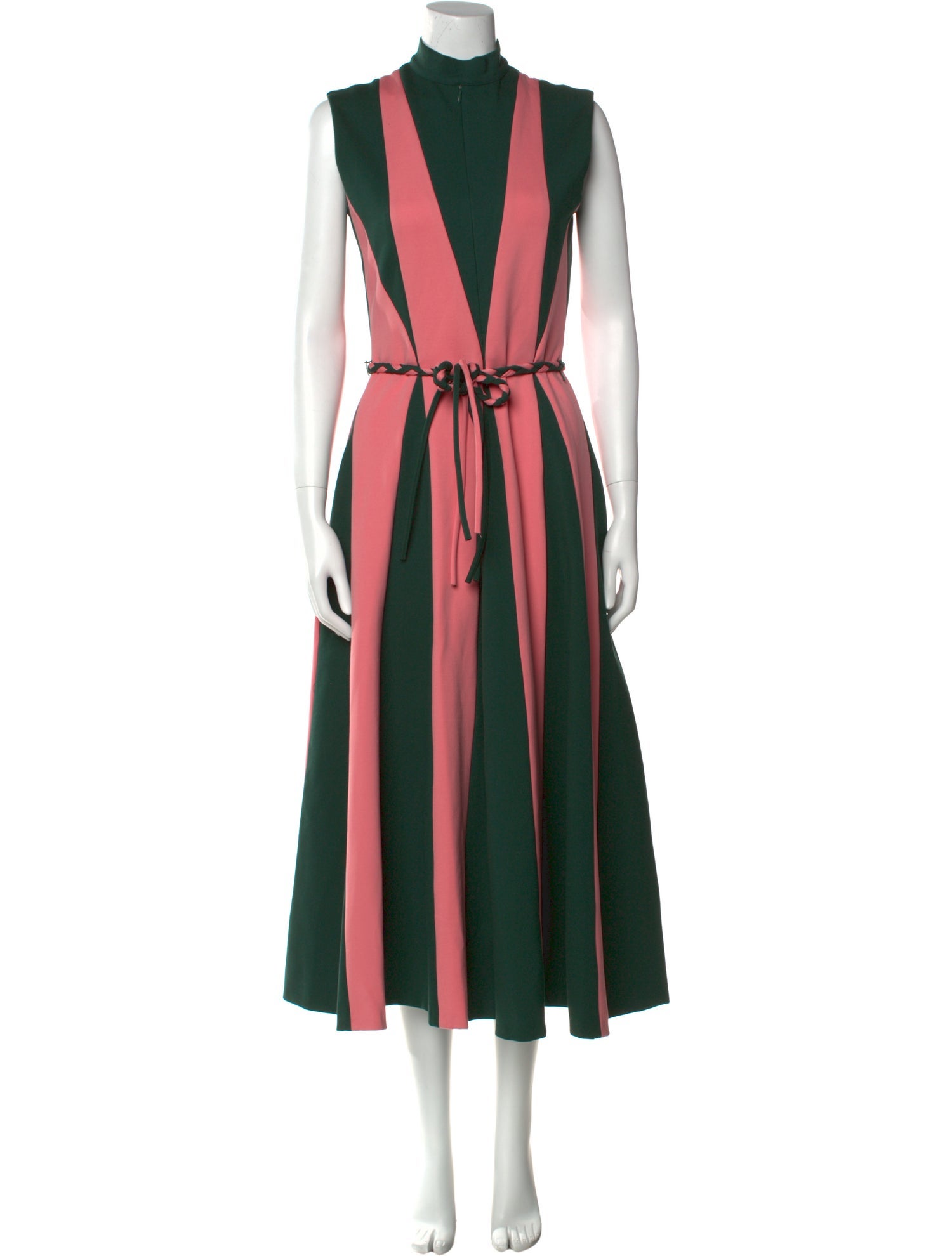 Buru Striped Long Dress Pink Dresses, Clothing WBUUR21019 The