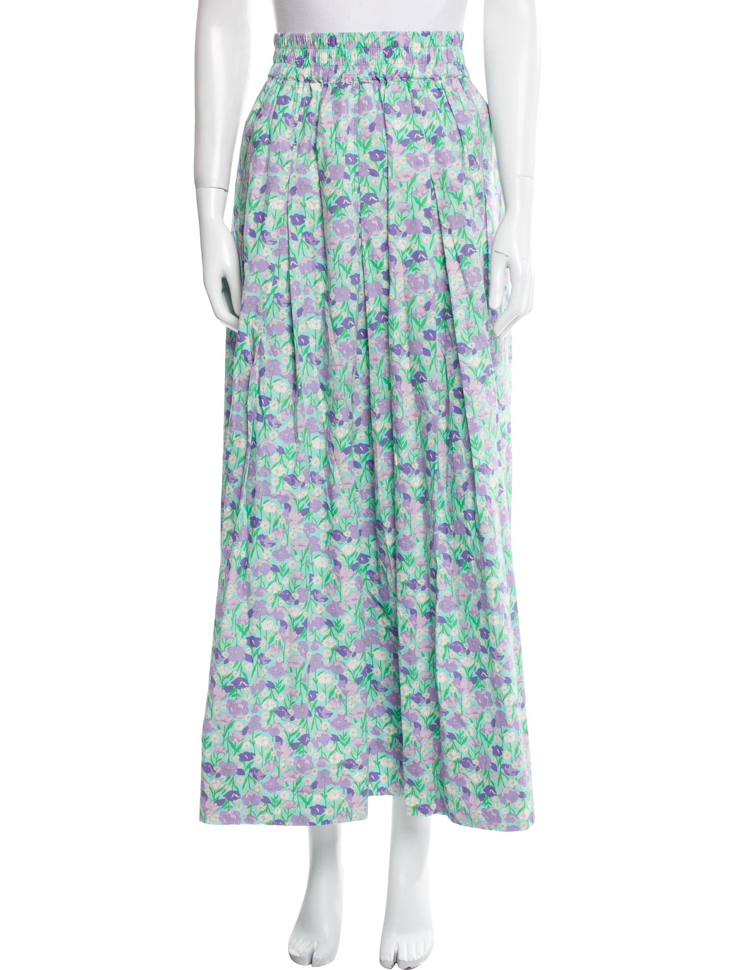 Buru Floral Print Long Skirt