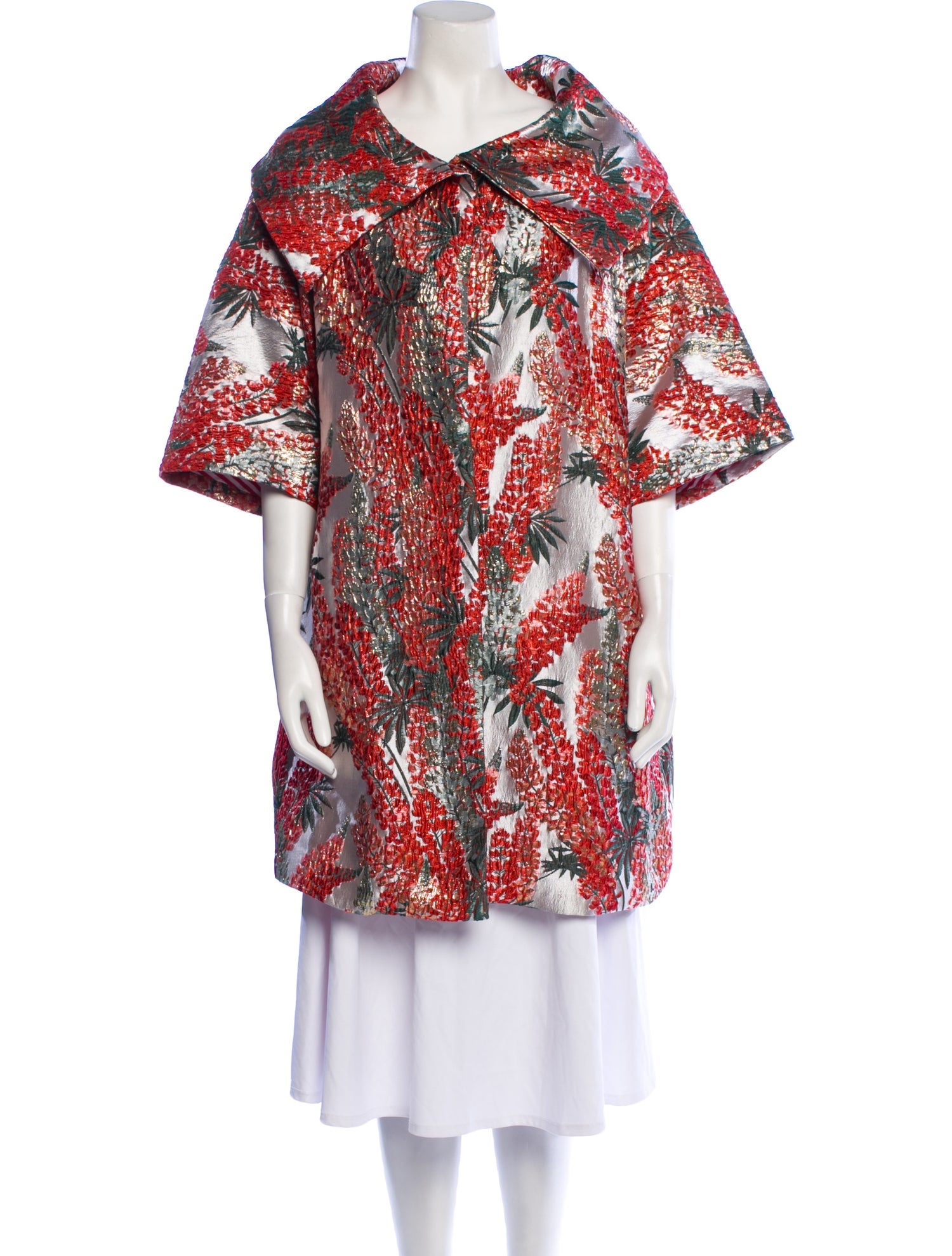 Buru Floral Print Coat