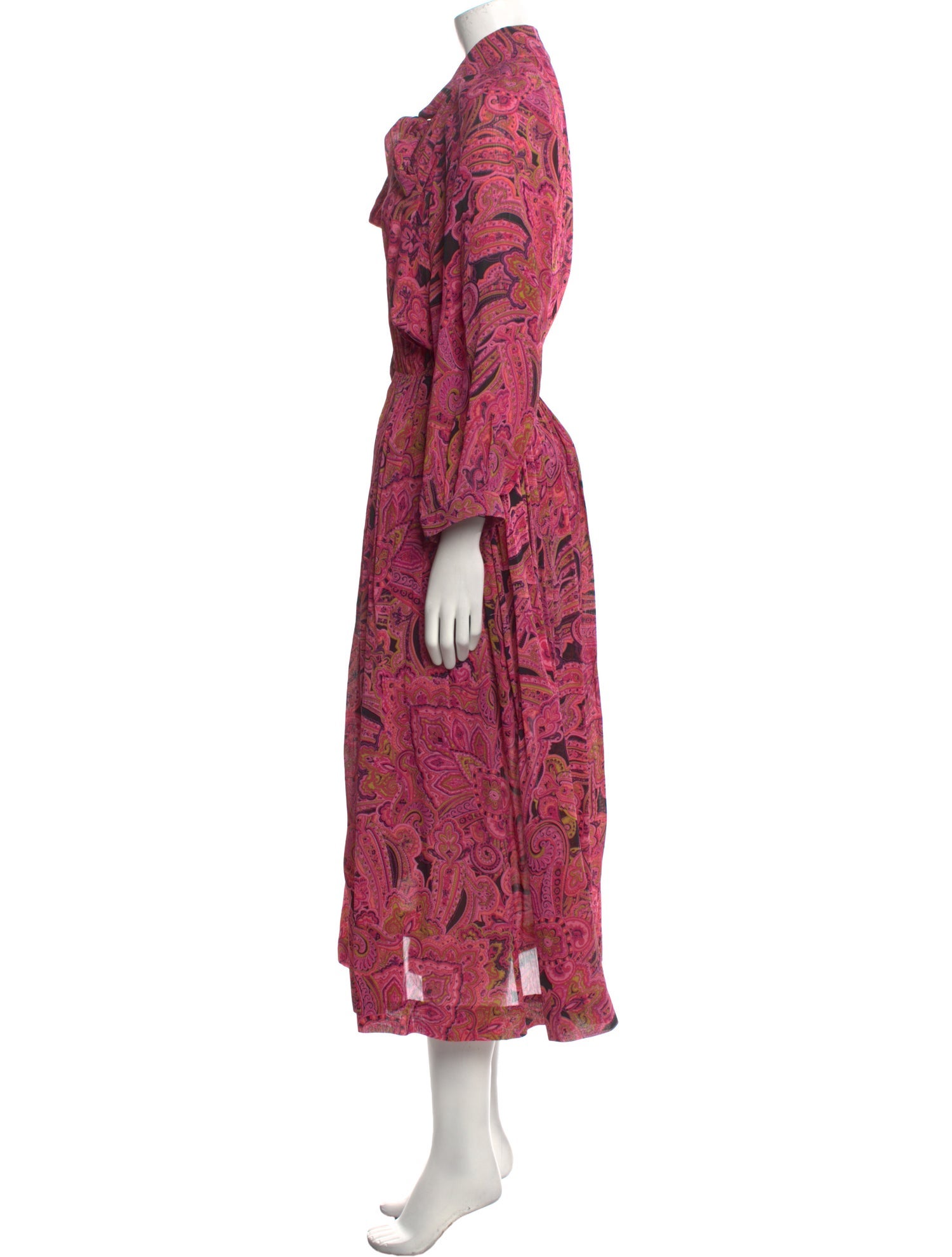 Buru Paisley Print Long Dress
