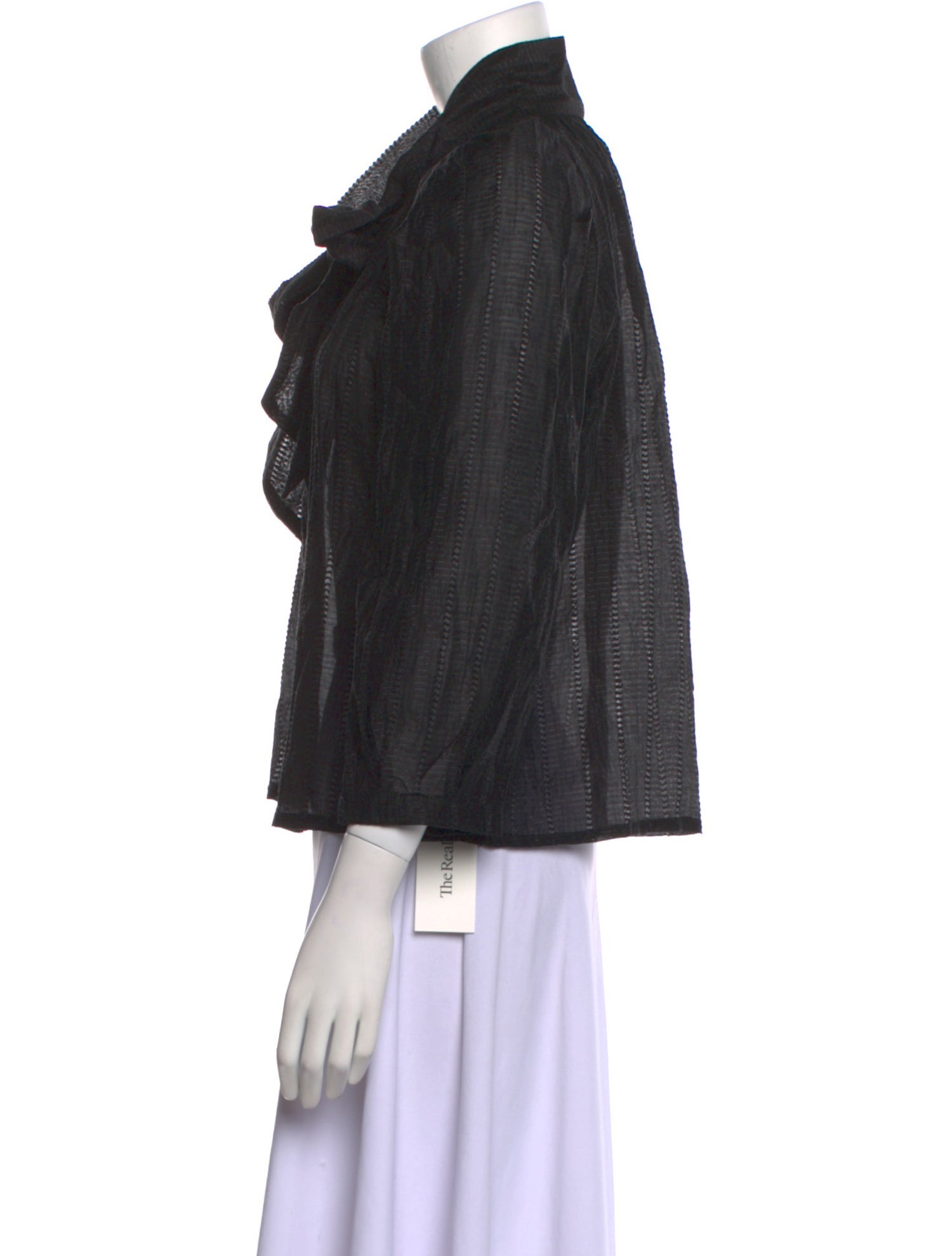 Buru Silk Mock Neck Top