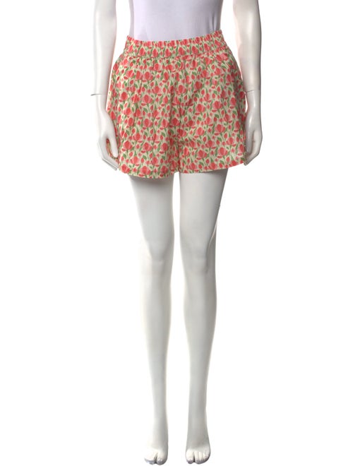 Buru Floral Print Mini Shorts