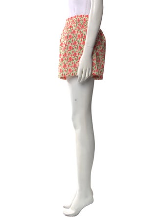 Buru Floral Print Mini Shorts