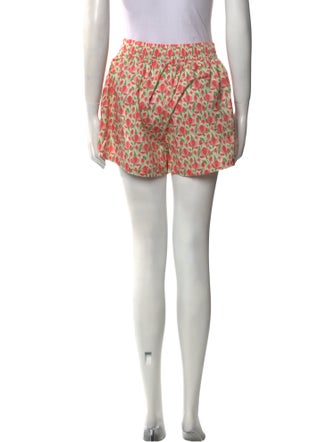 Buru Floral Print Mini Shorts