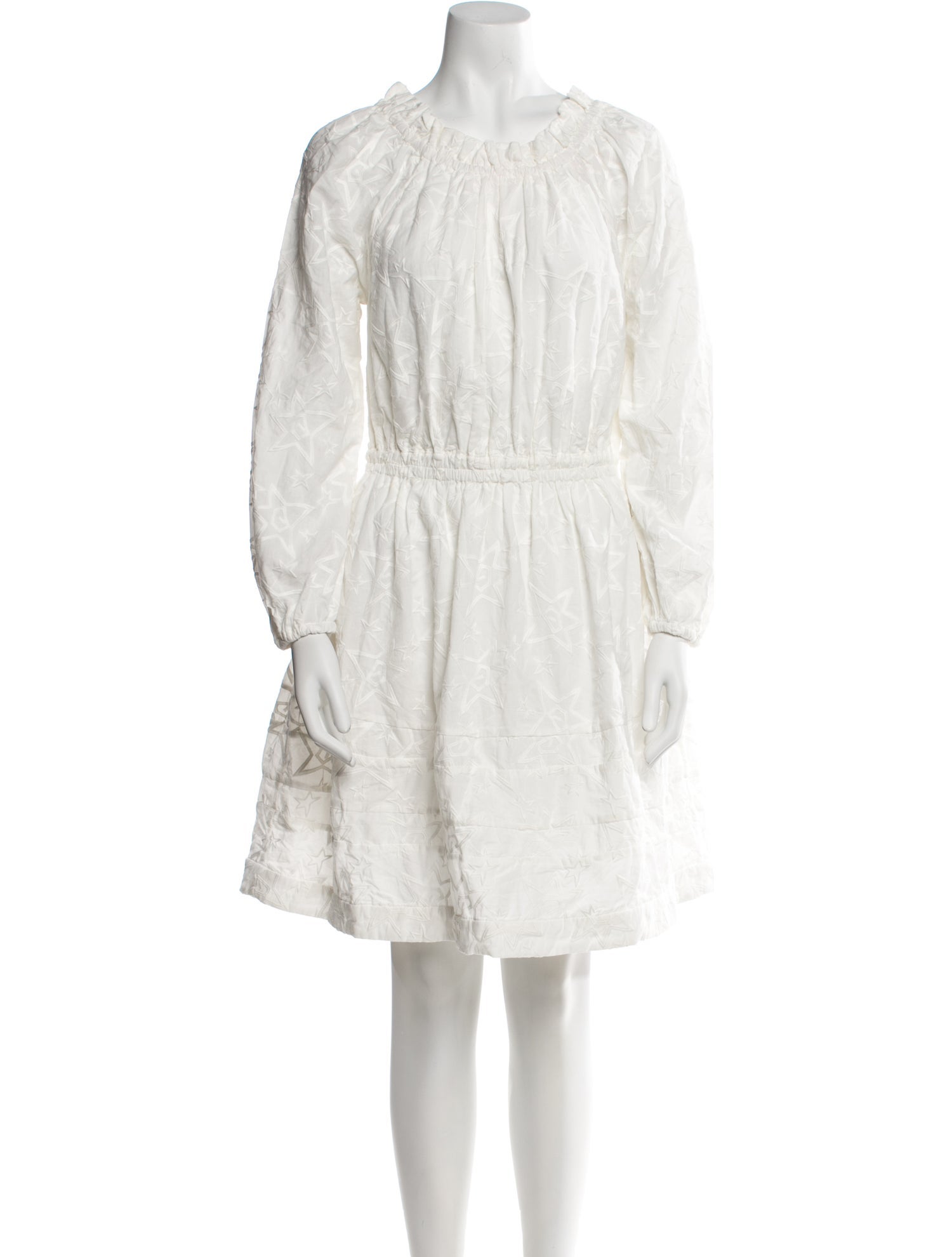 Buru Scoop Neck Mini Dress