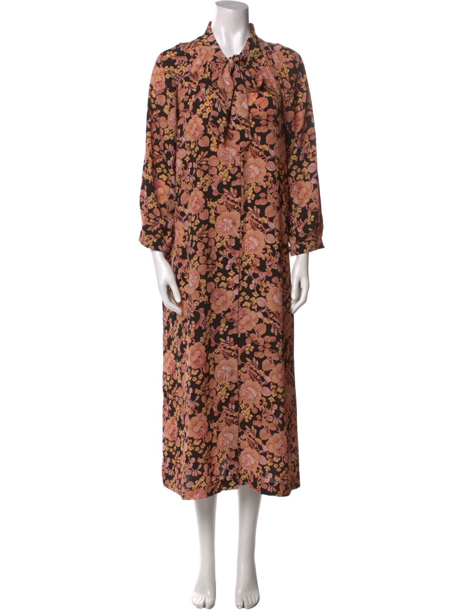 Buru Floral Print Long Dress