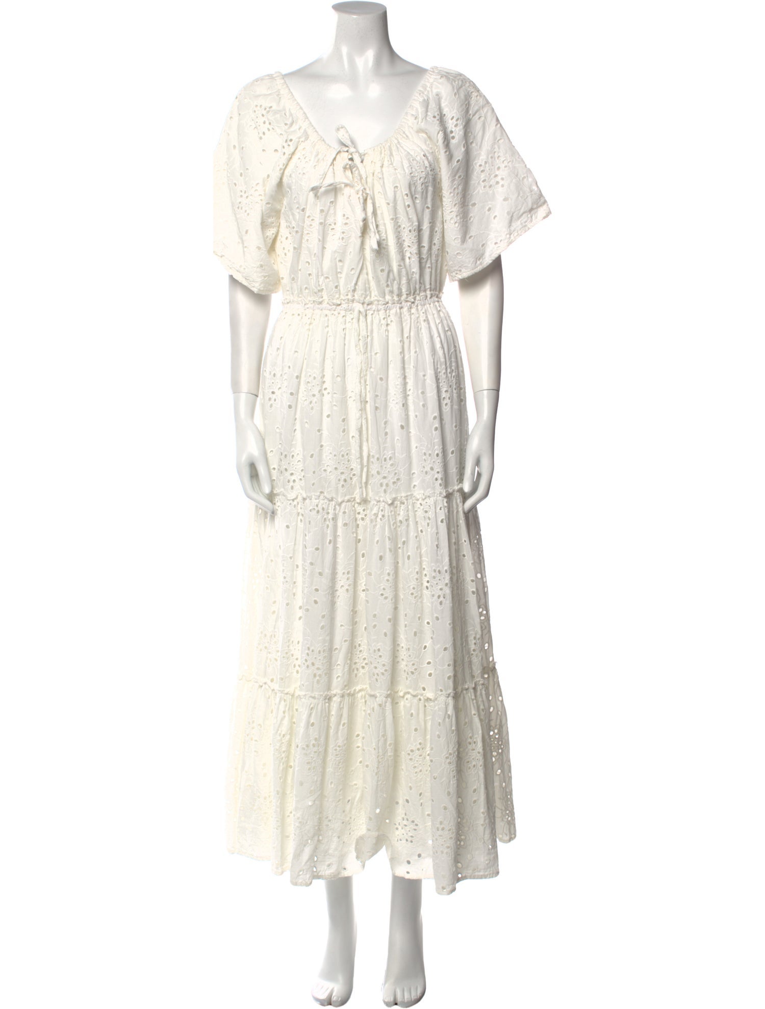 Buru V-Neck Long Dress