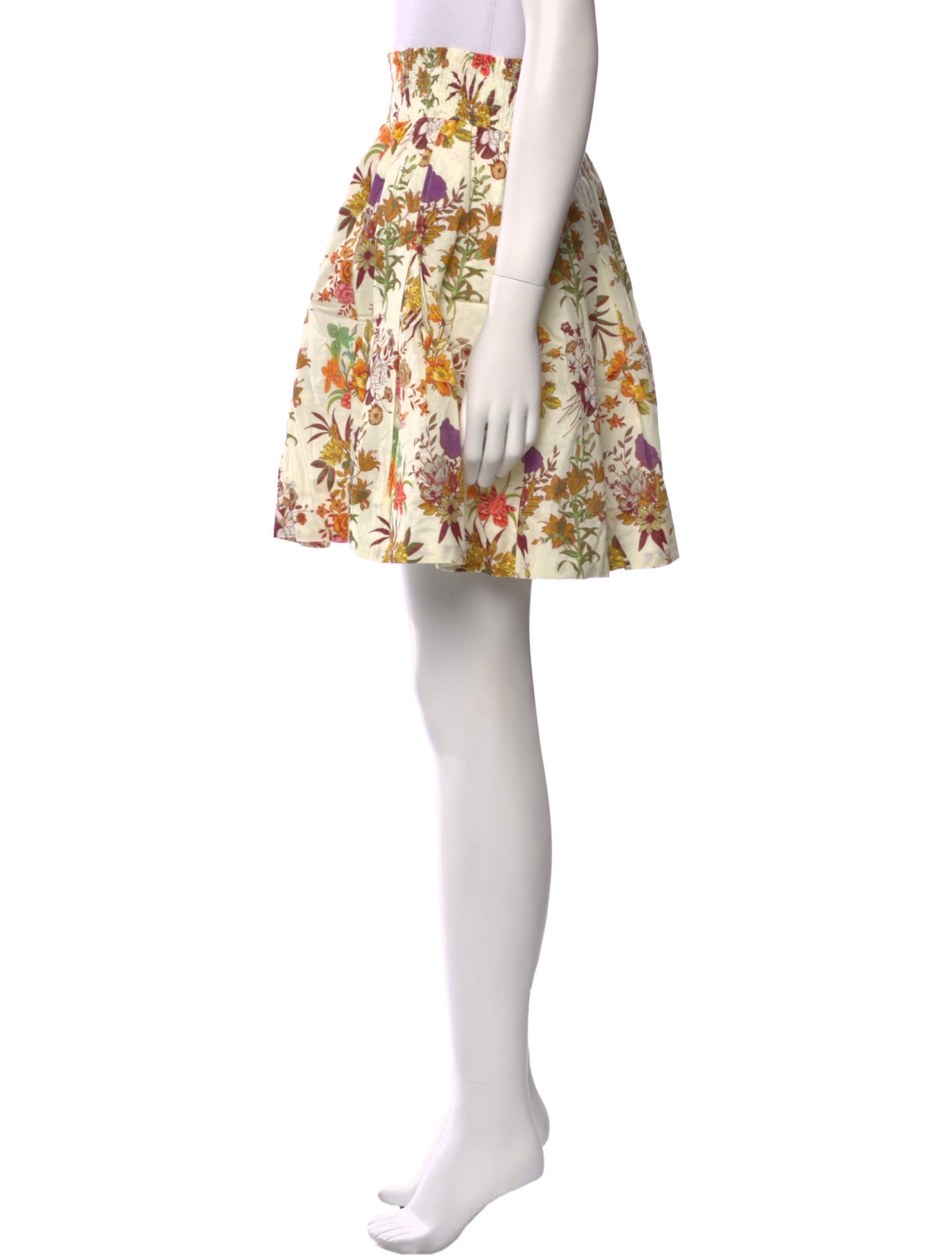 Buru Floral Print Mini Skirt w/ Tags