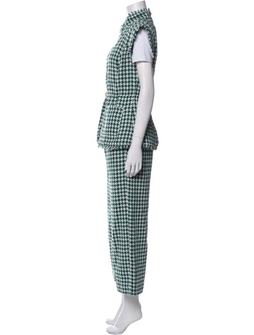 Buru Houndstooth Print Pantsuit