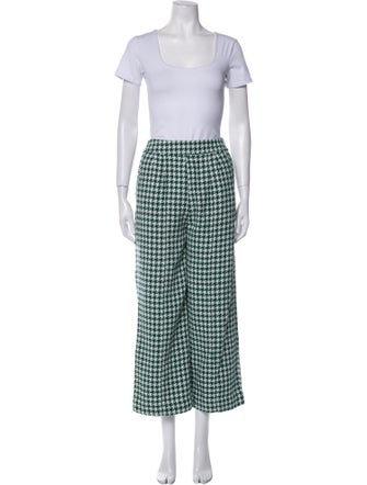 Buru Houndstooth Print Pantsuit