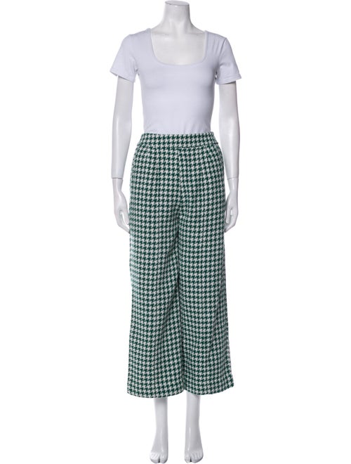 Buru Houndstooth Print Pantsuit
