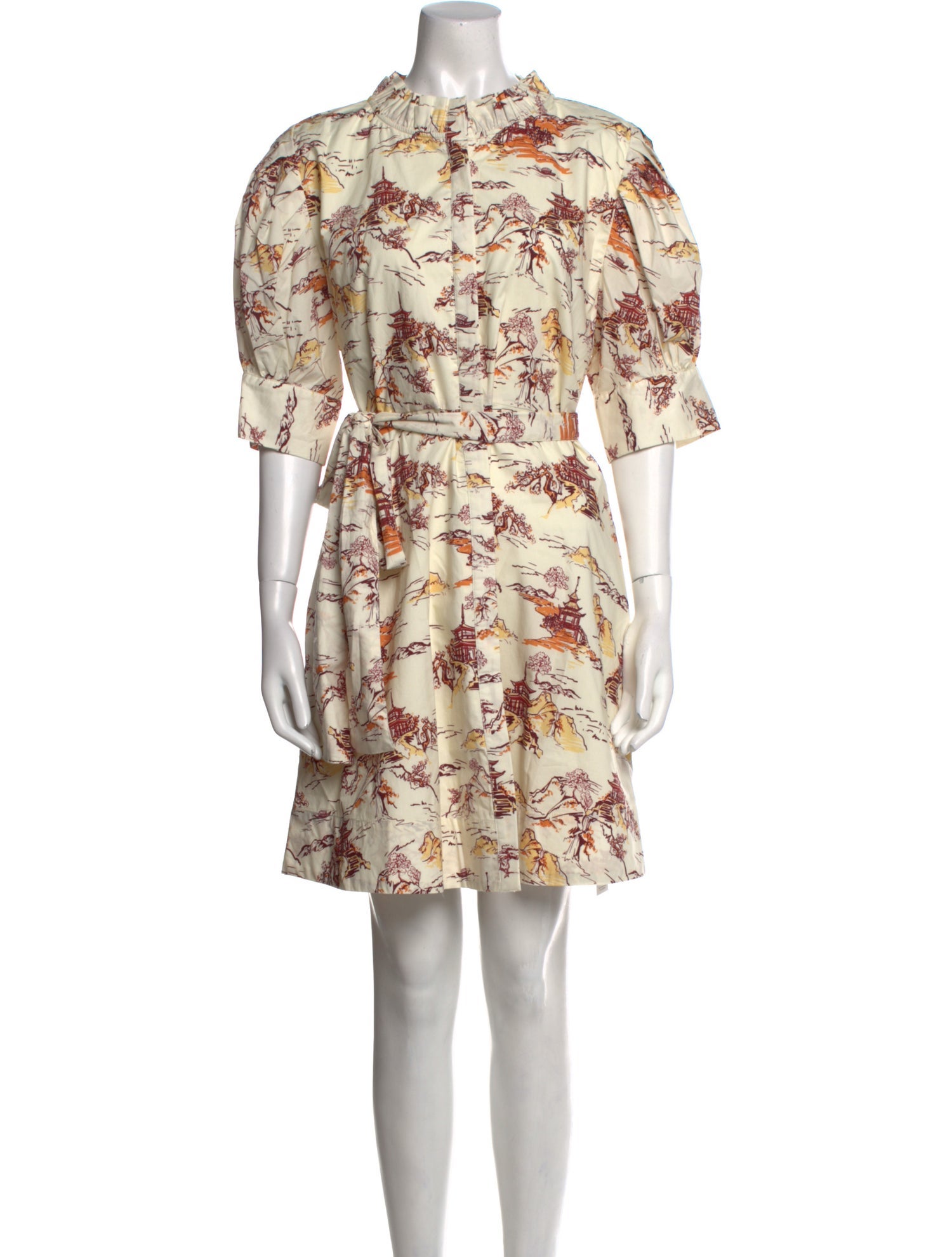 Buru Floral Print Mini Dress