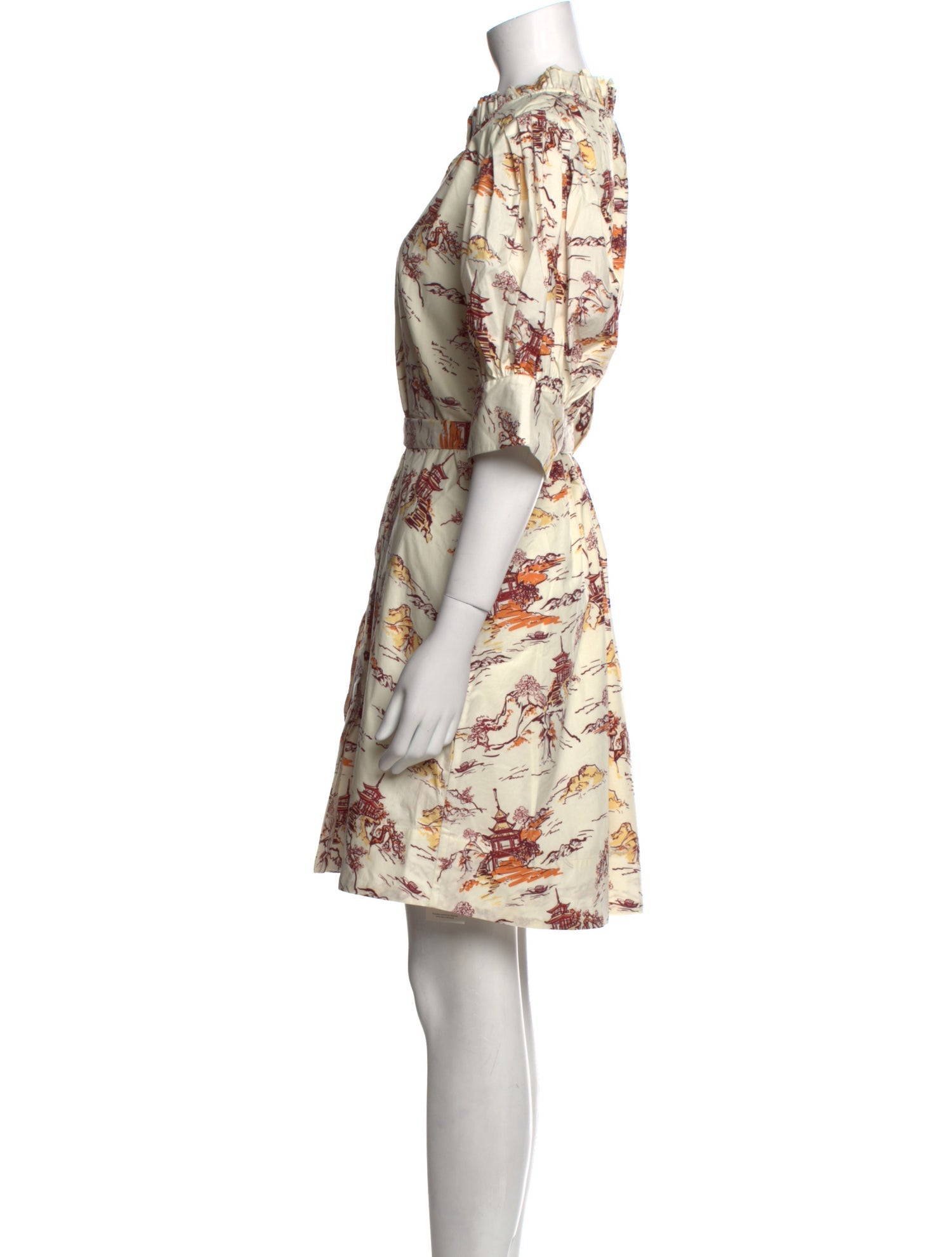 Buru Floral Print Mini Dress