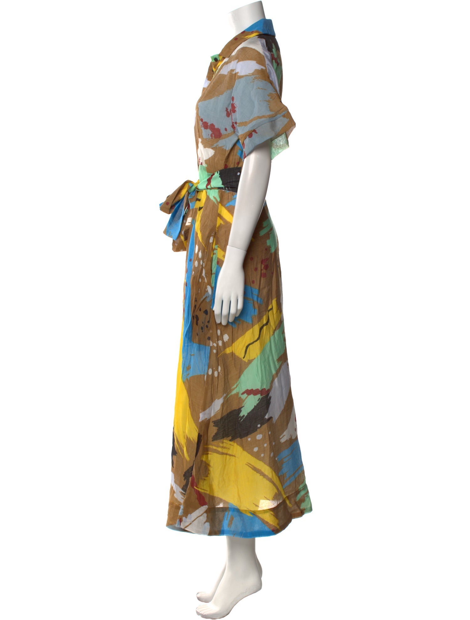 Buru Printed Long Dress