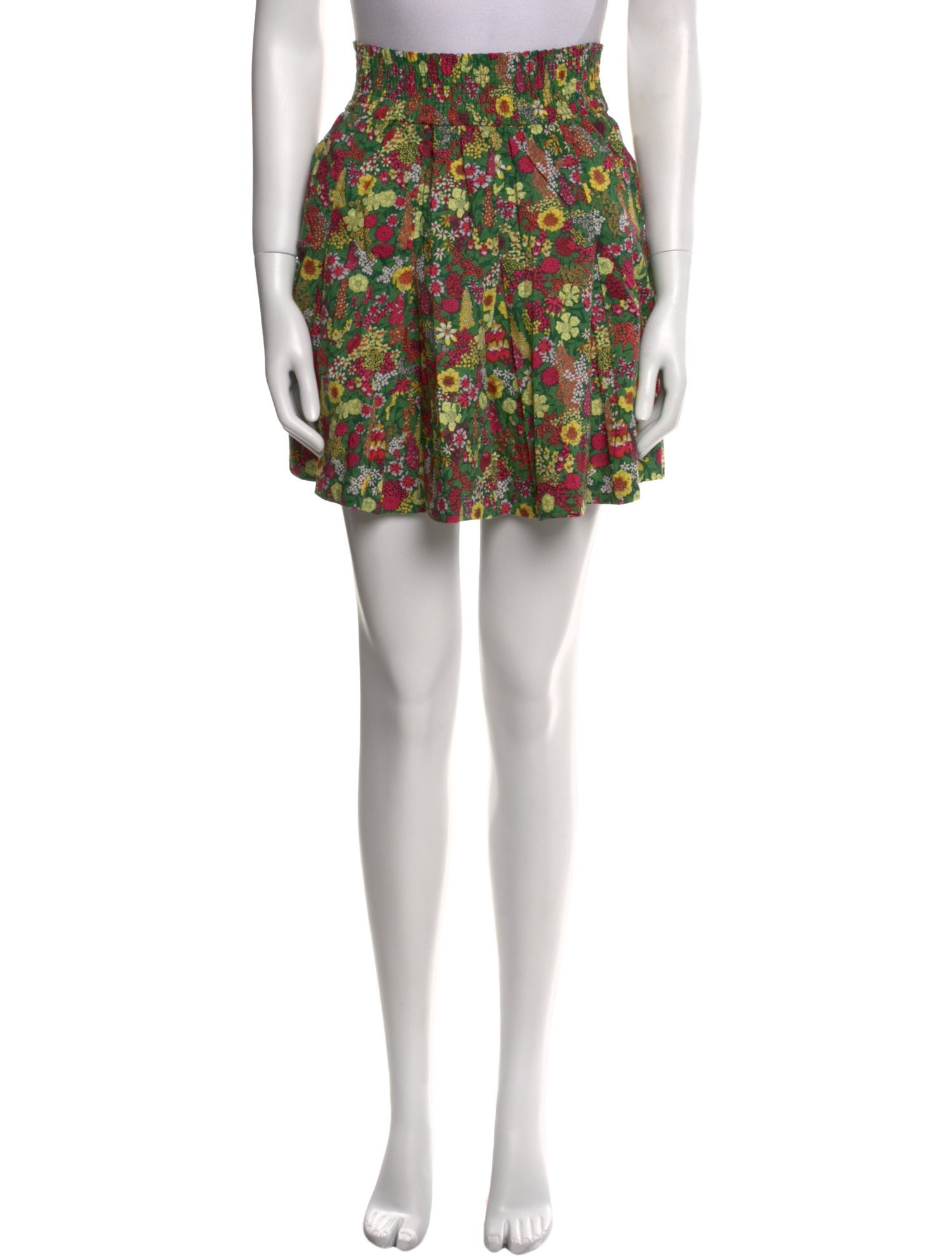 Buru Floral Print Mini Skirt w/ Tags