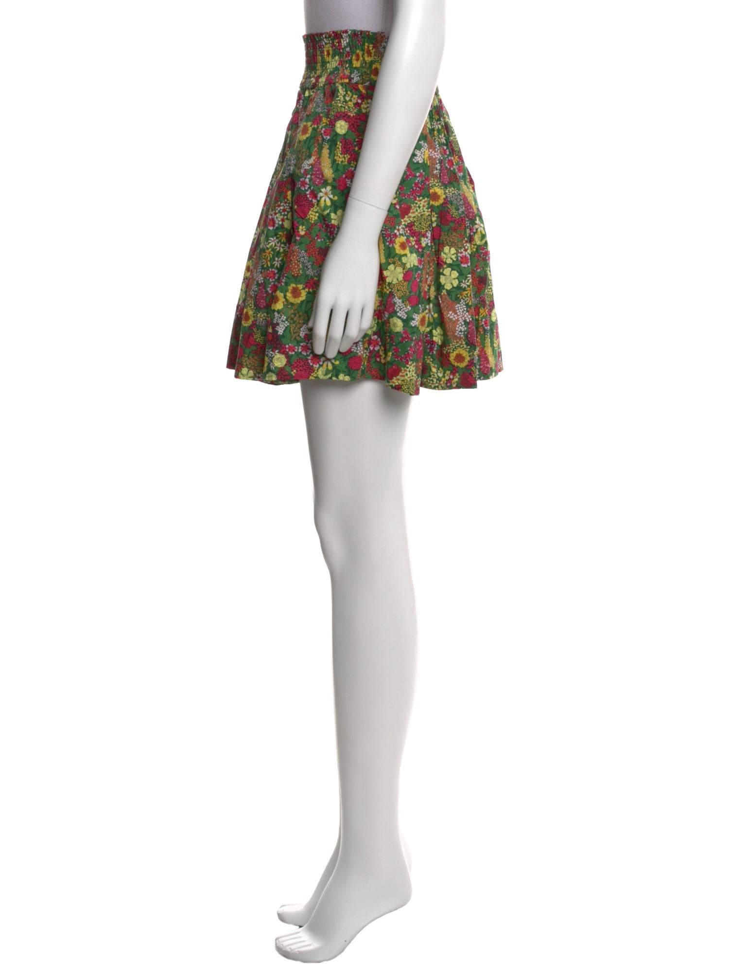 Buru Floral Print Mini Skirt w/ Tags