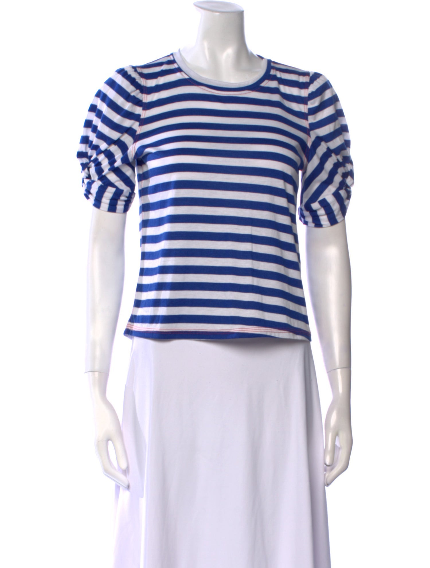 Buru Striped Crew Neck T-Shirt